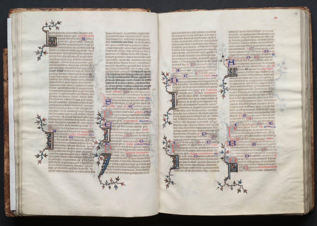 Le Missel de Gotha : Fol. 29r, Texte - Master of the Boqueteaux