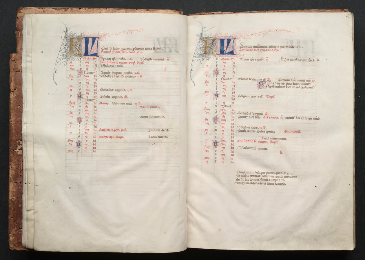 Le Missel de Gotha : Fol. 6r, Texte - Master of the Boqueteaux