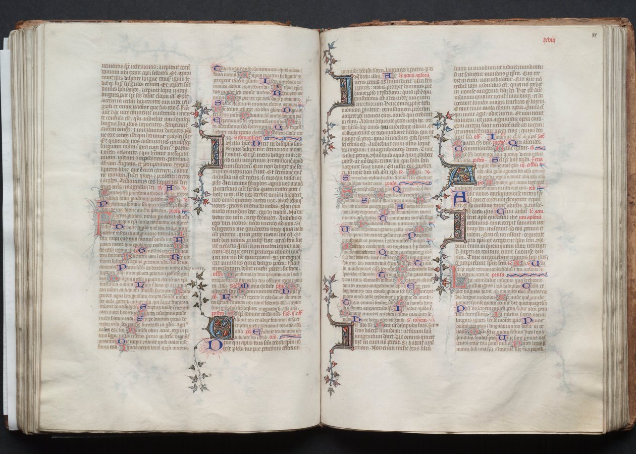 Le Missel de Gotha : Fol. 79v, Texte - Master of the Boqueteaux