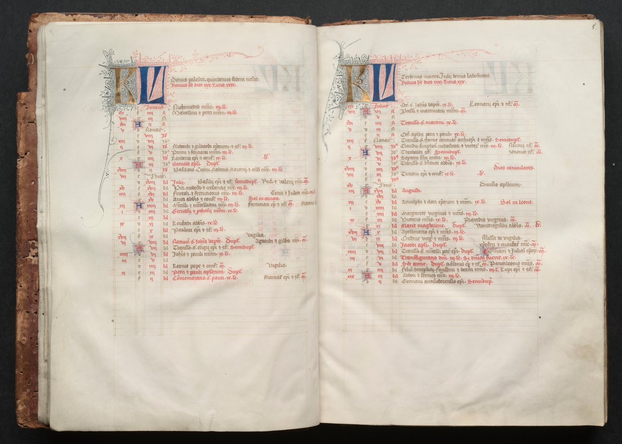 Le Missel de Gotha : Fol. 7v, Texte - Master of the Boqueteaux