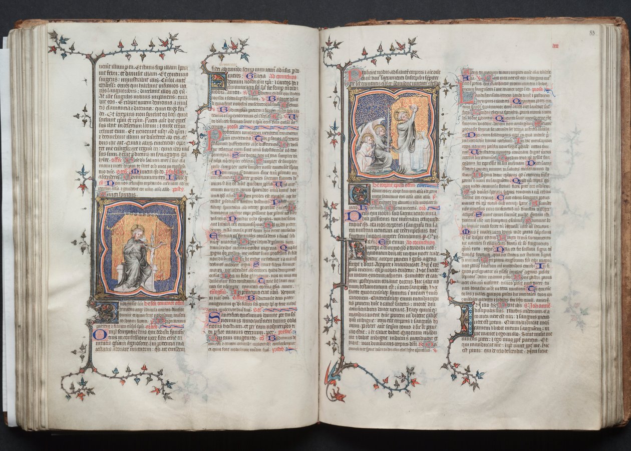 Le Missel de Gotha : Fol. 83r, Corpus Domini - Master of the Boqueteaux