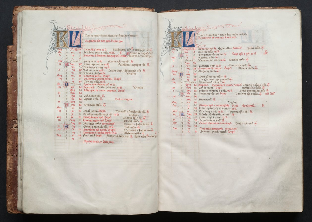 Le Missel de Gotha : Fol. 8v, Texte - Master of the Boqueteaux