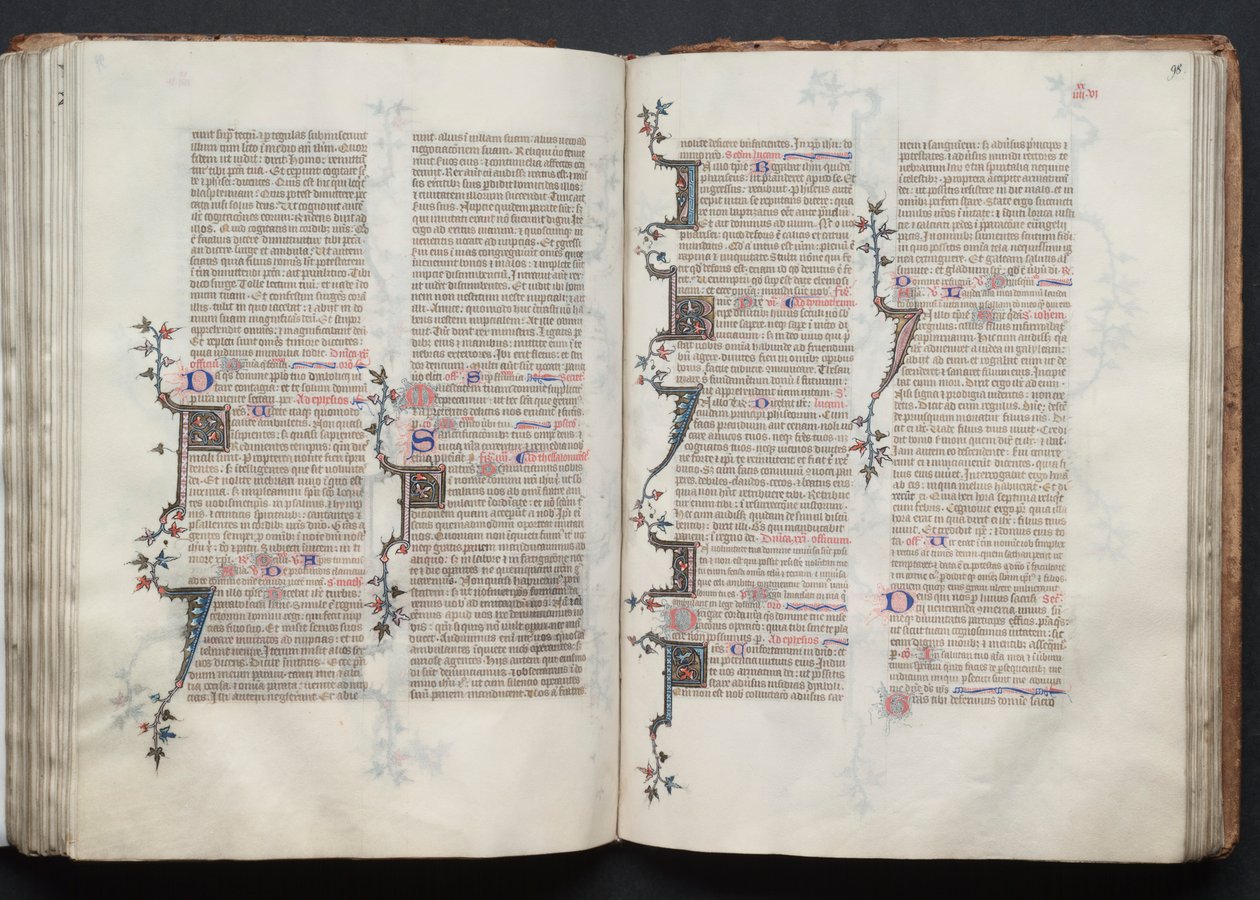Le Missel de Gotha : Fol. 98r, Texte - Master of the Boqueteaux