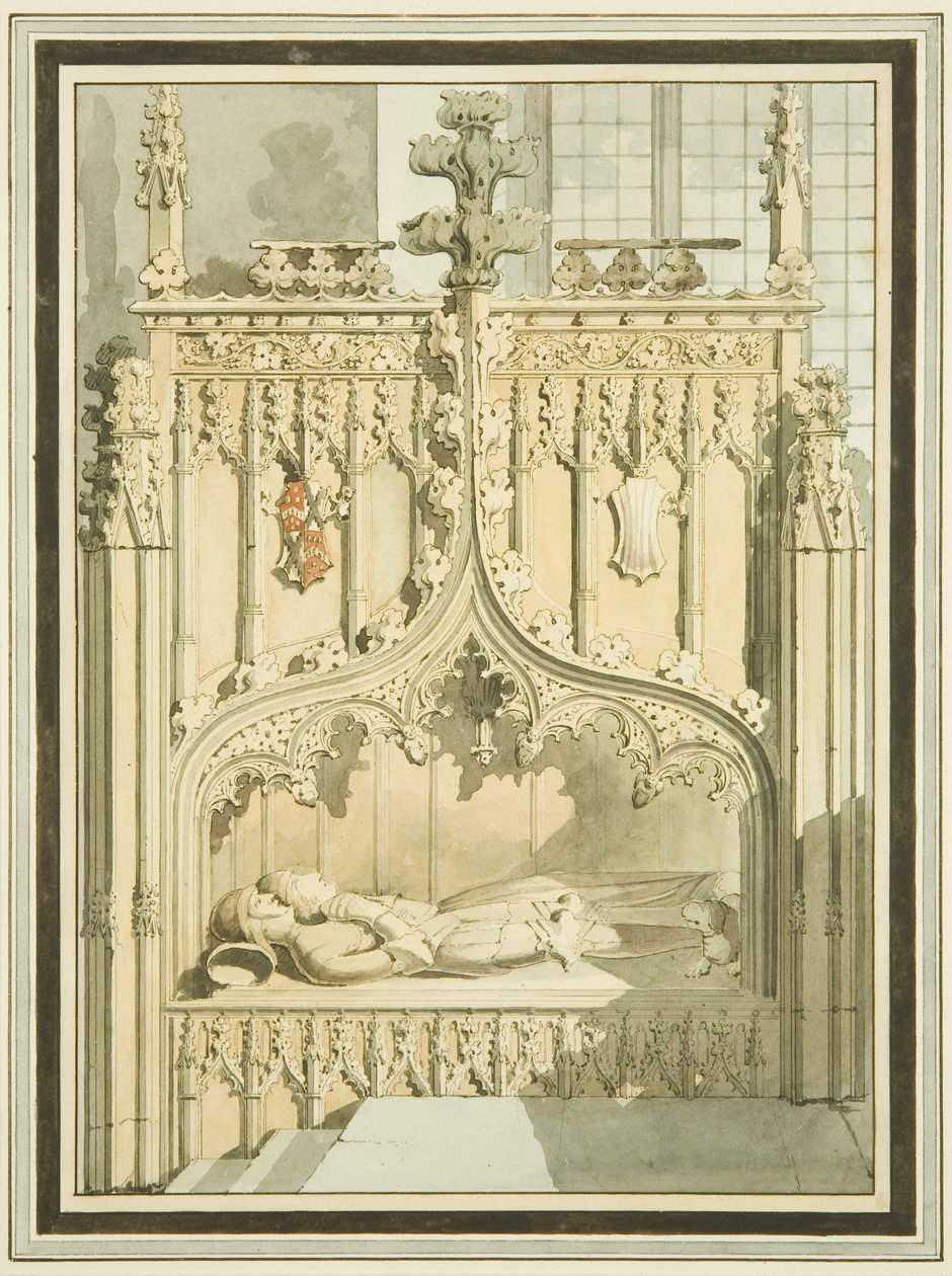Effigies de Sir Maurice Berkeley et de sa femme, dans St Mark