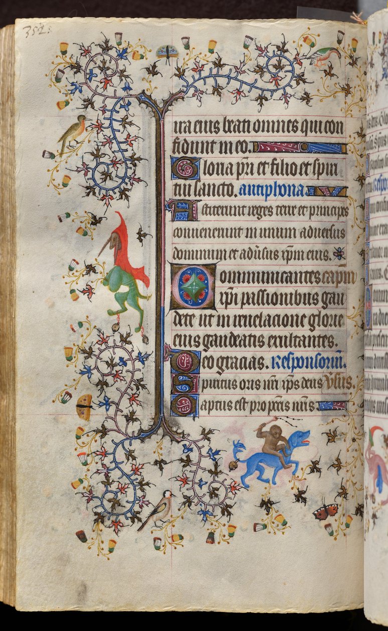 Heures de Charles le Noble, roi de Navarre (1361-1425) : fol. 171v, Texte - Master of the Brussels Initials and Associates