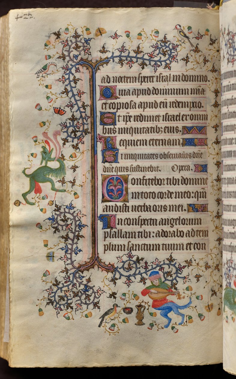 Heures de Charles le Noble, roi de Navarre (1361-1425) : fol. 205v, Texte - Master of the Brussels Initials and Associates