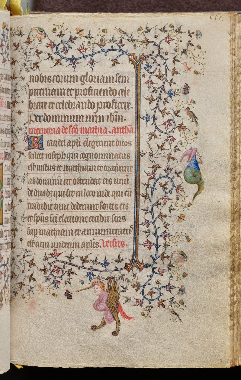 Heures de Charles le Noble, roi de Navarre (1361-1425) : fol. 270r, Texte - Master of the Brussels Initials and Associates