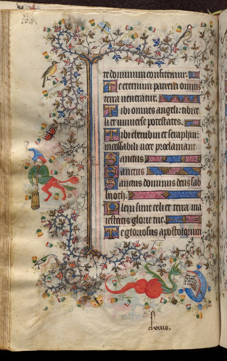 Heures de Charles le Noble, roi de Navarre (1361-1425) : fol. 52v, Texte - Master of the Brussels Initials and Associates