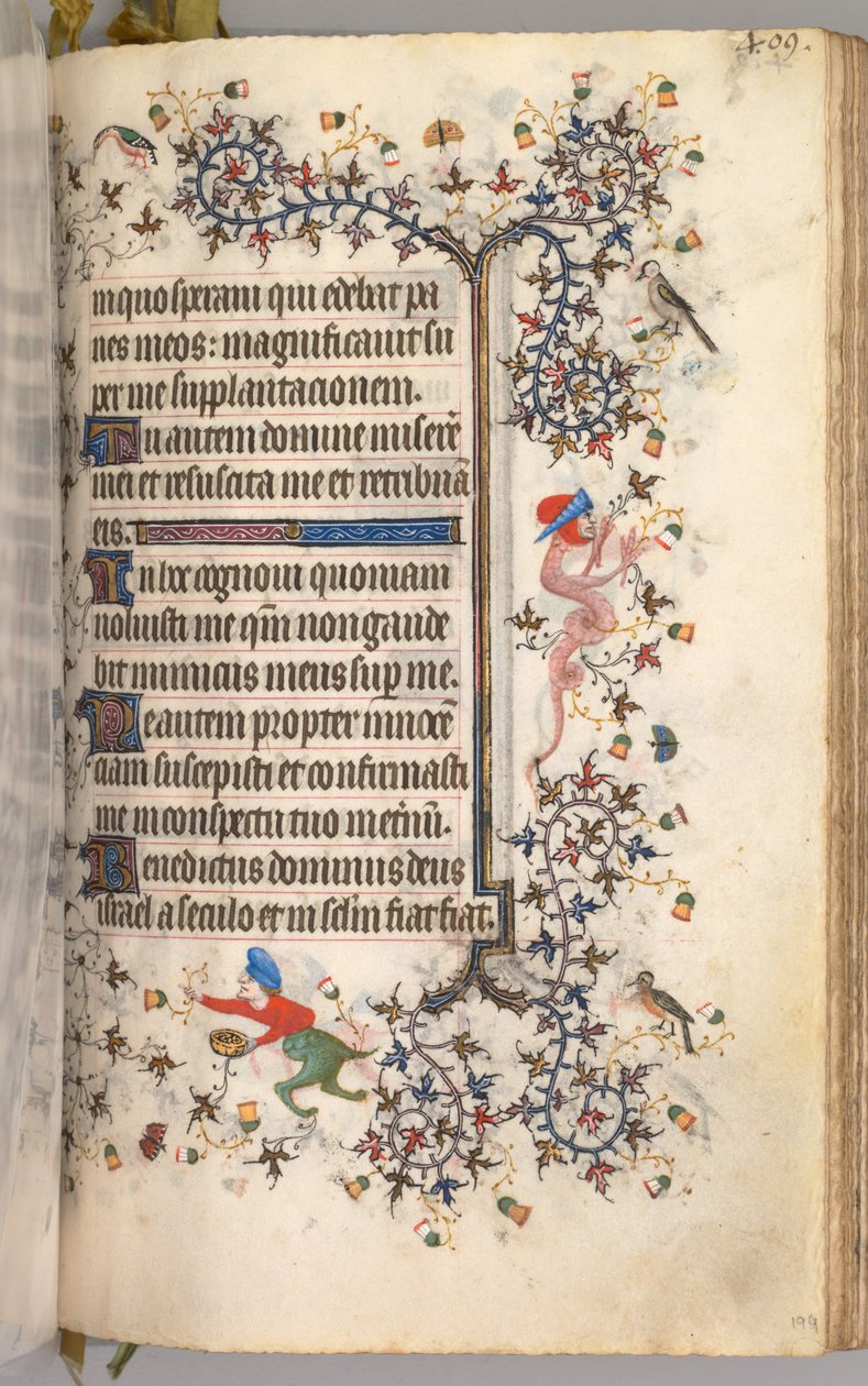 Heures de Charles le Noble, roi de Navarre 1361-1425 : fol. 199r, Texte ...