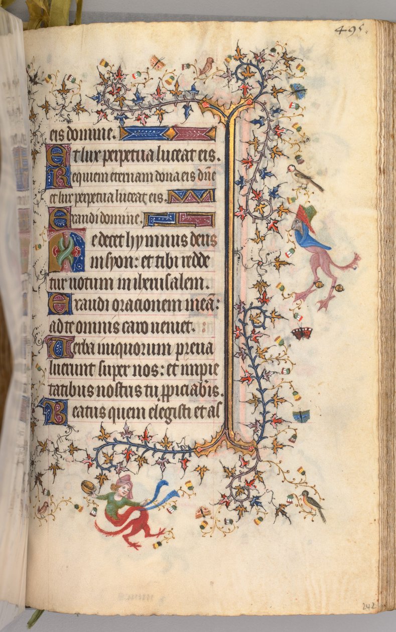 Heures de Charles le Noble, Roi de Navarre 1361-1425: fol. 242r, Texte - Master of the Brussels Initials and Associates