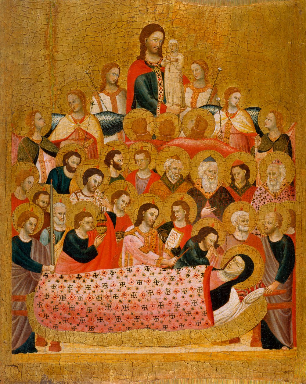 La dormition de la Vierge - Master of the Cini Madonna