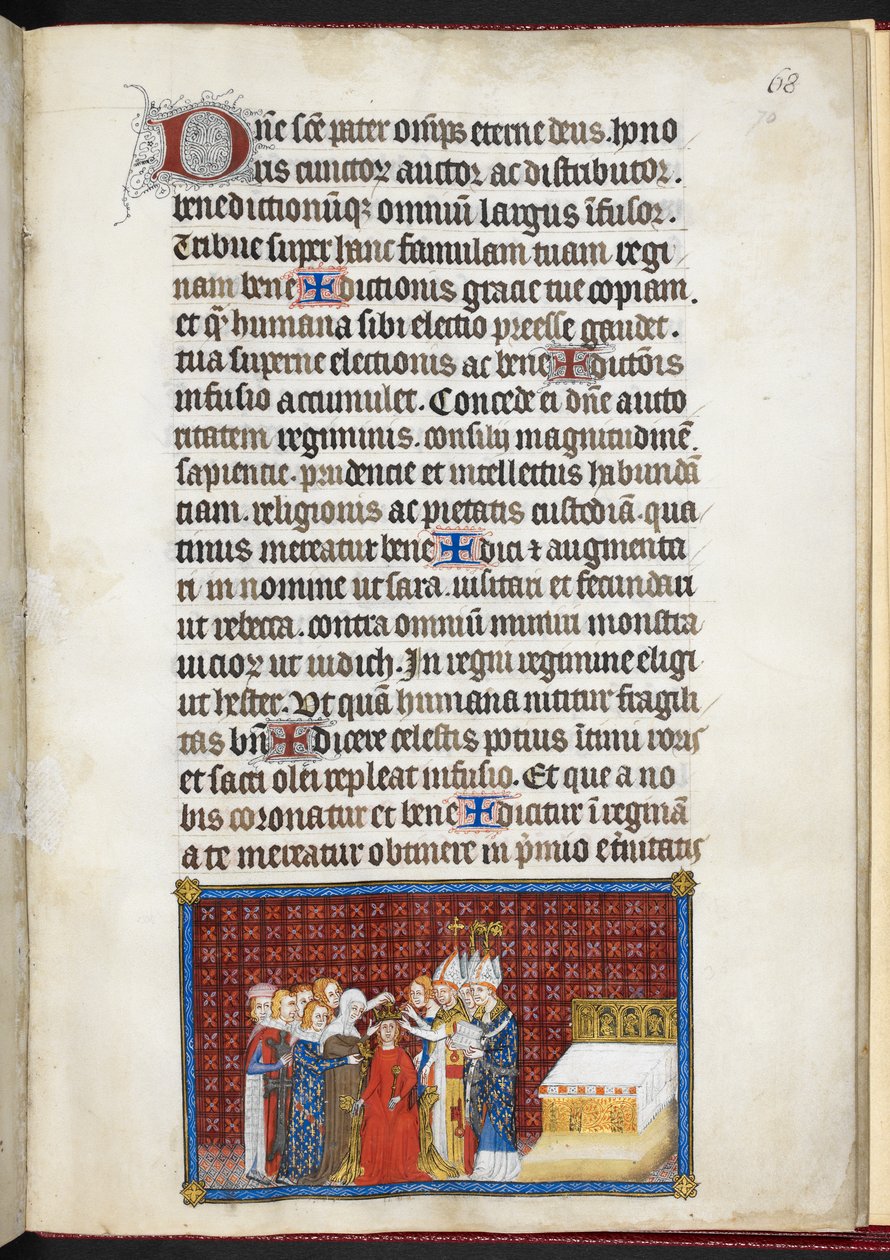 Les barons soutenant la couronne de la reine, du 