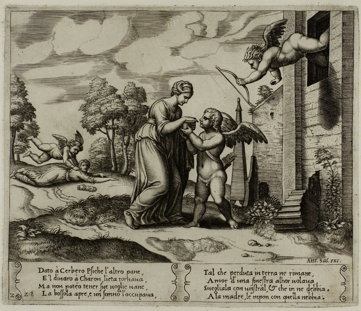 Psyché, Pensant Paraître Plus Belle..., Ouvre la Boîte Fatale - Master of the Die