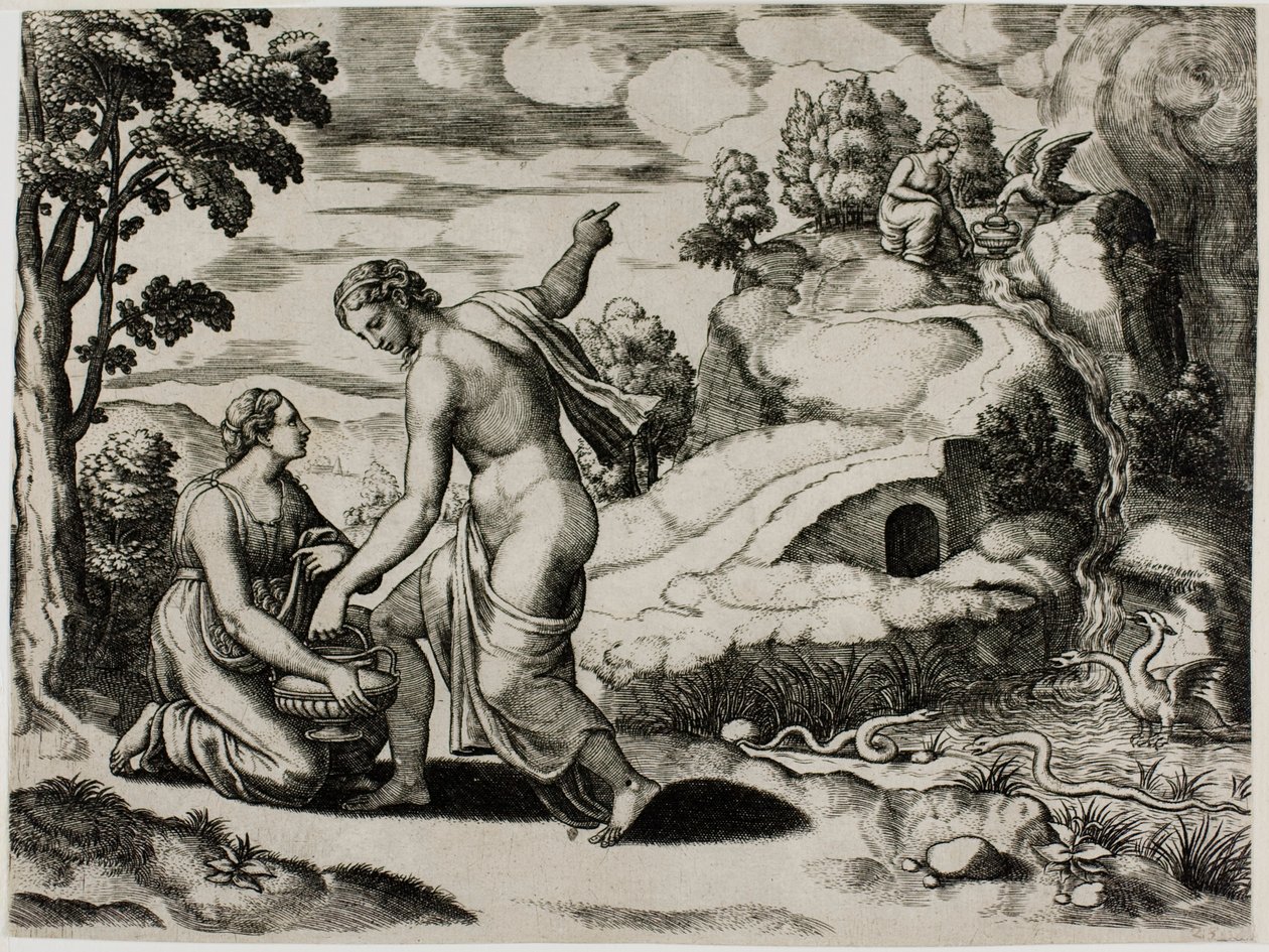 Vénus ordonnant à Psyché de chercher de l