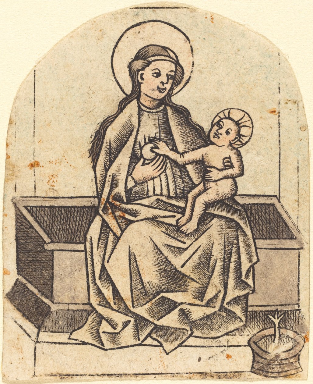 Madone et Enfant - Master of the Dutuit Mount of Olives