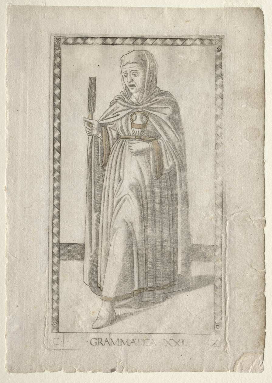 Grammaire (de la série Tarocchi, C: Arts Libéraux, #21) - Master of the E Series Tarocchi