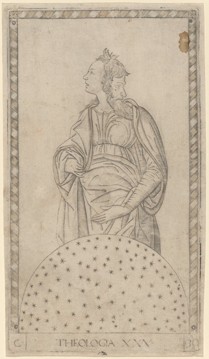Théologie - Master of the E Series Tarocchi