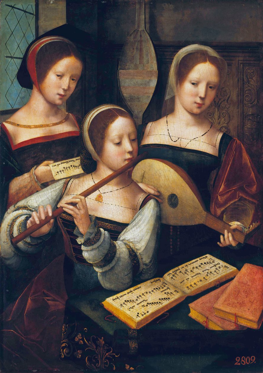 Néerlandais : Entreprise de spectacle Musiciens féminins - Master of the Female Half Lengths