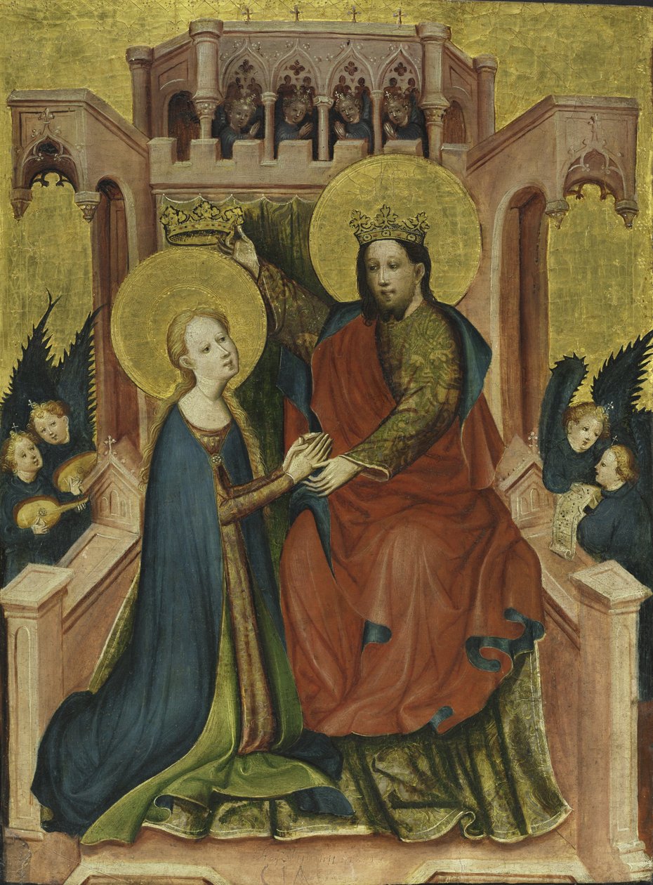 Couronnement de la Vierge - Master of the Fröndenberg Altarpiece