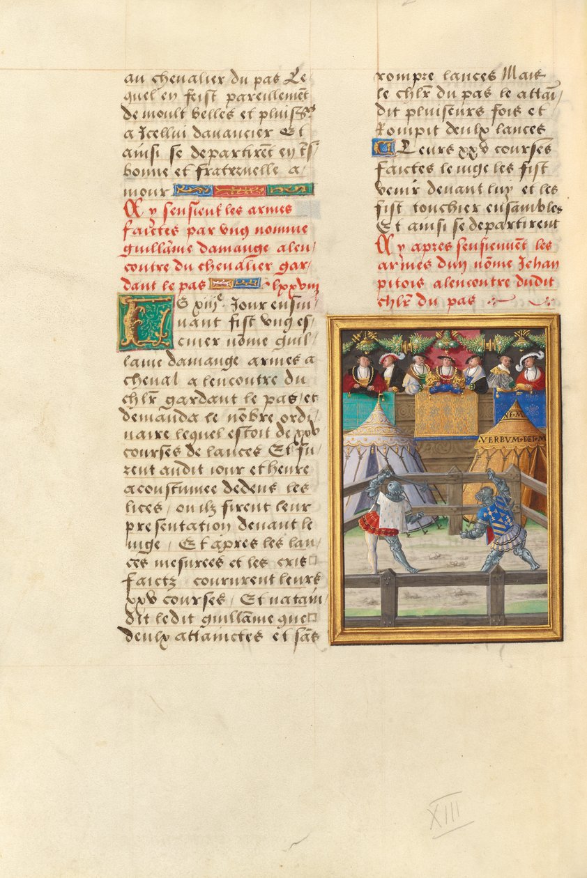 Jacques de Lalaing combattant l
