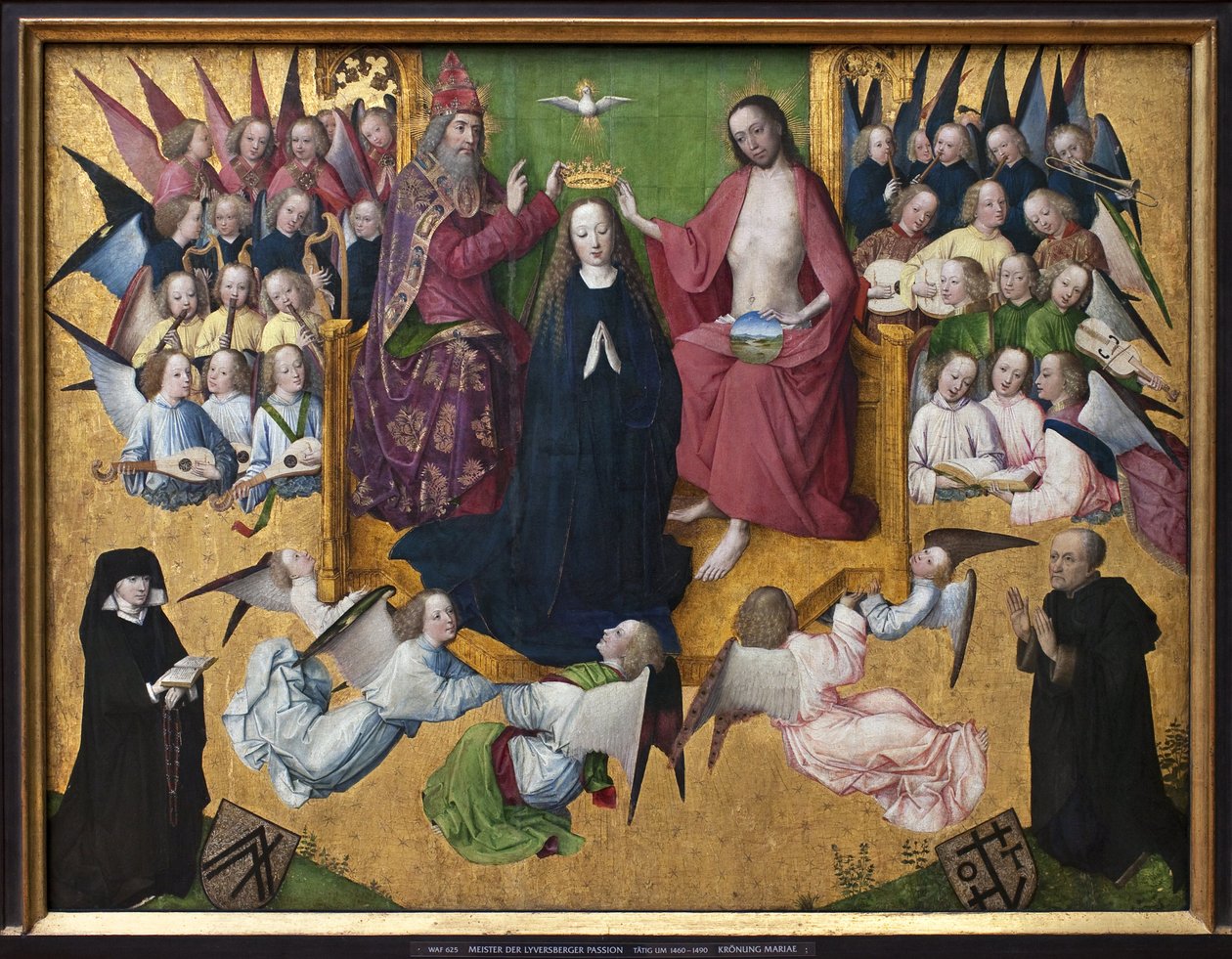 Le couronnement de Marie - Master of the Lyversberg Passion