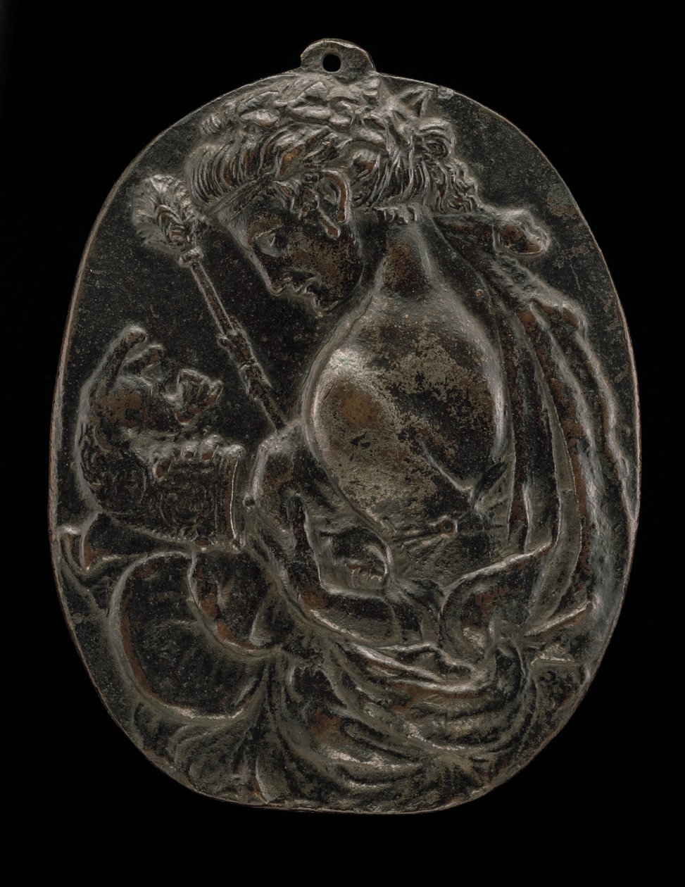 Une Bacchante, fin du 15ème ou début du 16ème siècle - Master of the Martelli Mirror