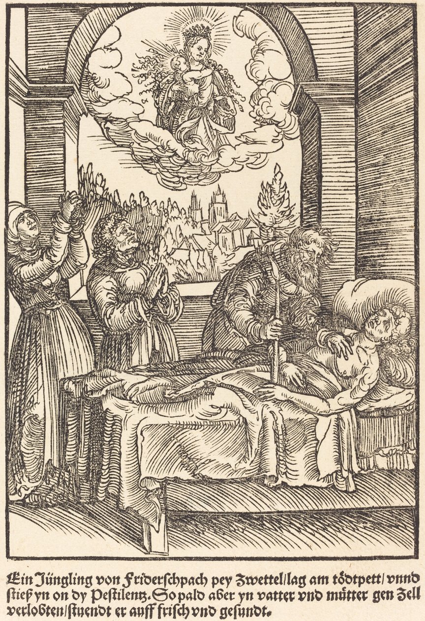 Ein Jungling von Friderschpach ... - Master of the Miracles of Mariazell