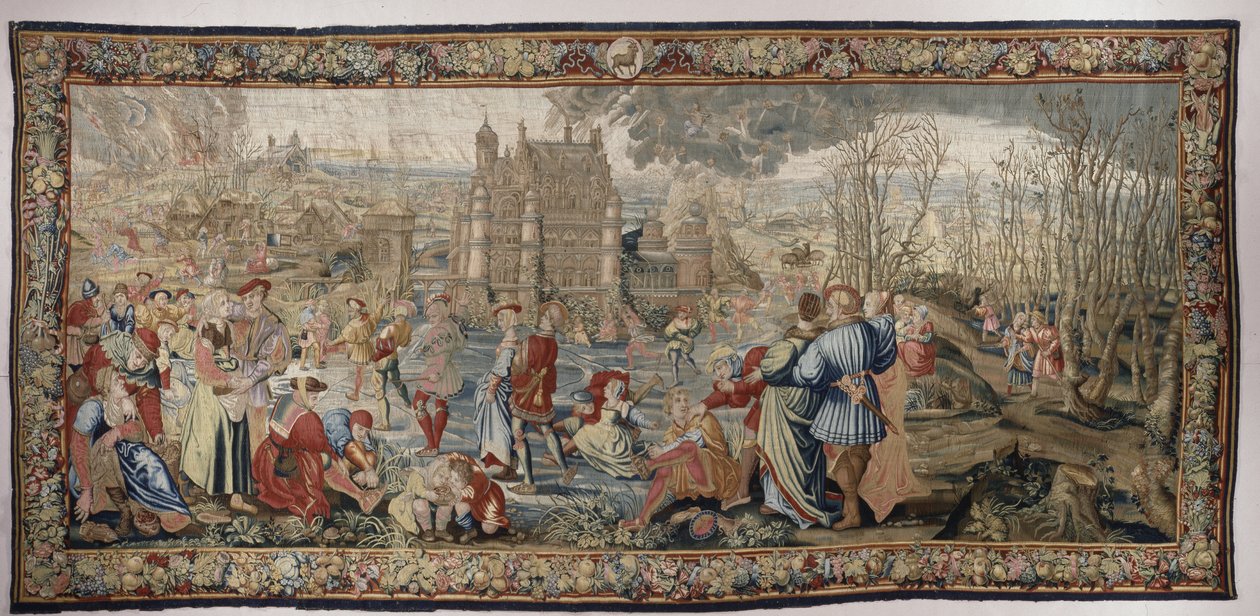 Hiver, de la série Les Saisons de Lucas, vers 1535 - Master of the Months of Lucas Master of the Months of Lucas