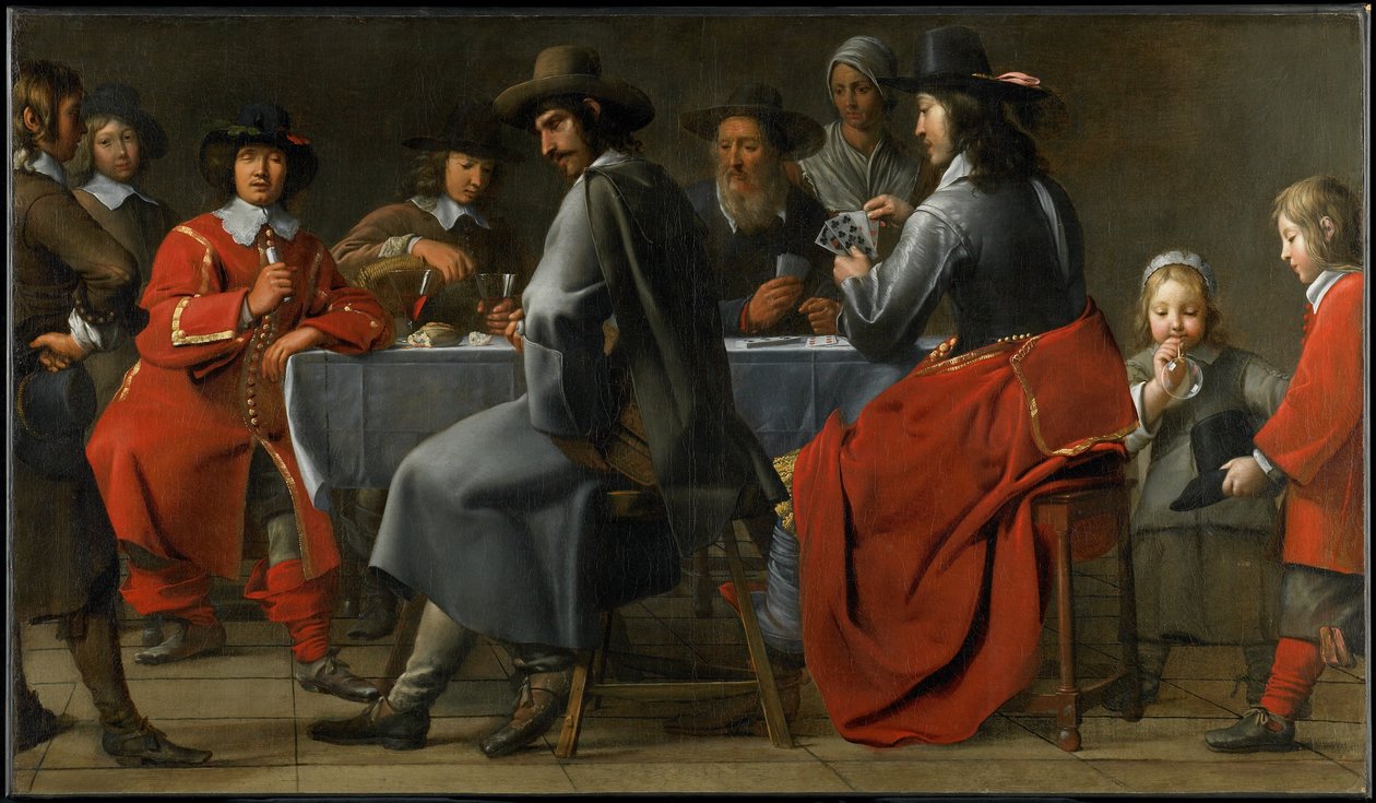 Rassemblement de joueurs avec joueur de vielle, c.1660 - Master of the Processions