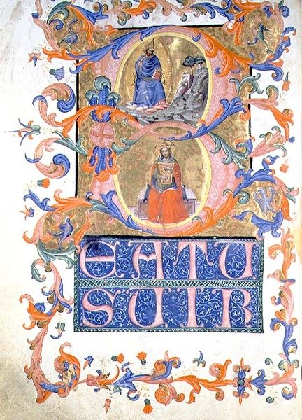 Initiale historiée 