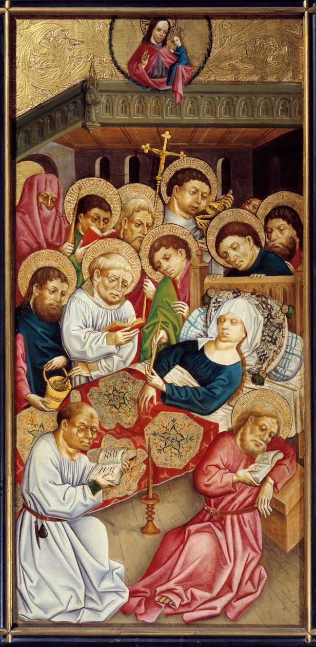 La mort de la Vierge - Master of the Rhine