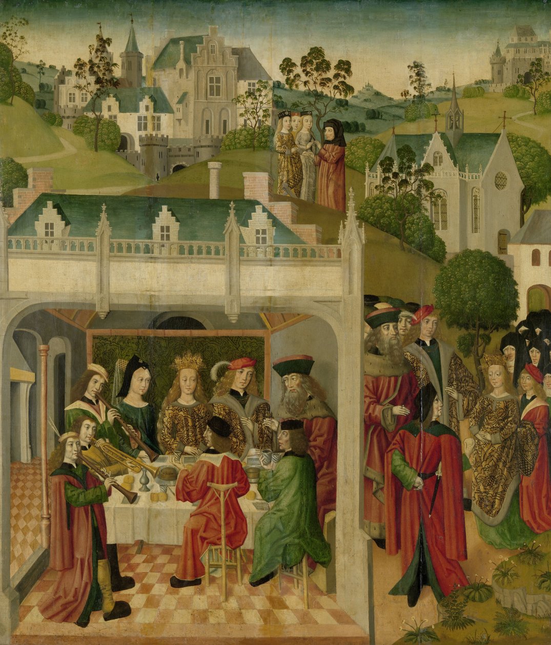 Fête de mariage de Sainte Elisabeth de Hongrie et de Louis de Thuringe - Master of the St Elizabeth Panels