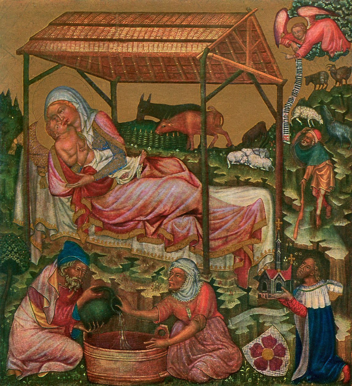La naissance du Christ, vers 1350 - Master of the Vyssi Brod Altar