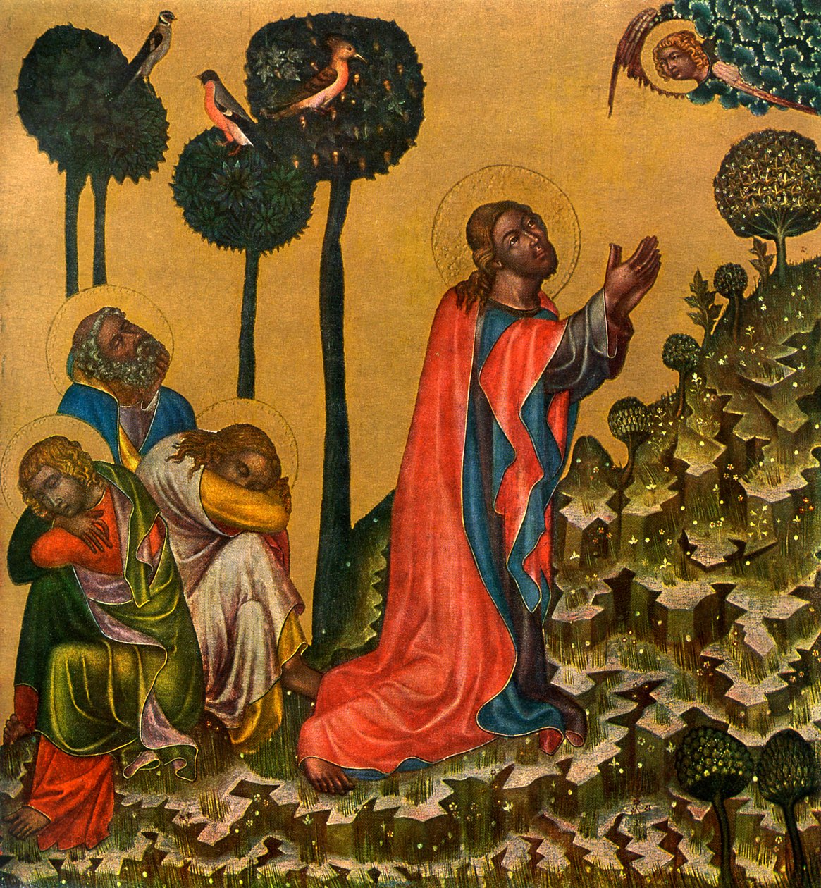 Jésus dans le Jardin des Oliviers - Master of the Vyssi Brod Altar