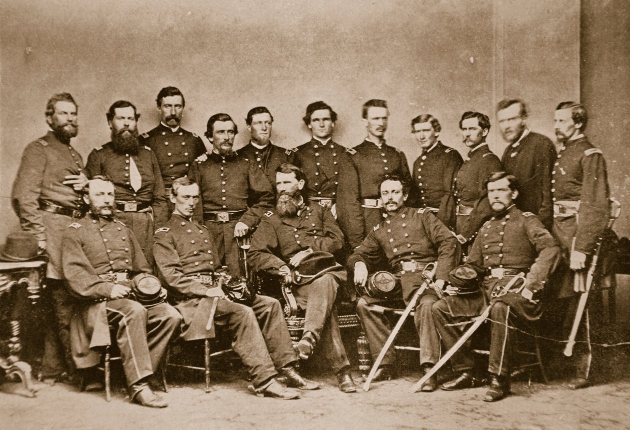 Général F. P. Blair et son état-major, 1861-65 - Mathew B. Brady