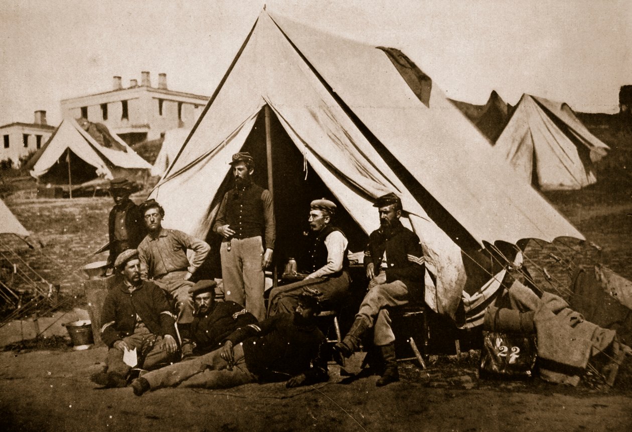 Groupe de volontaires de la 22e New York, 1861-65 - Mathew B. Brady