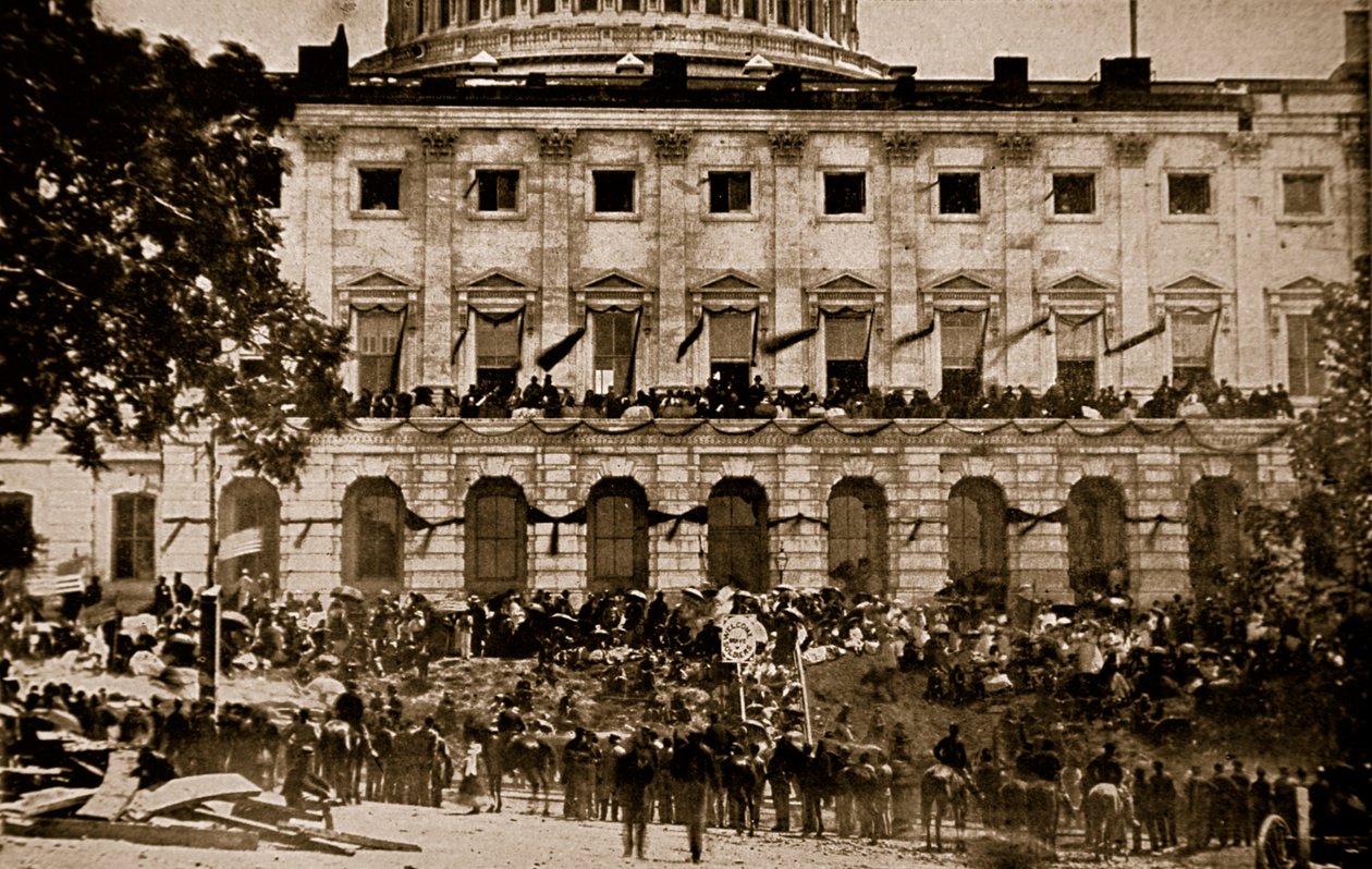 Regarder le retour des troupes depuis le Capitole à Washington, 1861-65 - Mathew B. Brady
