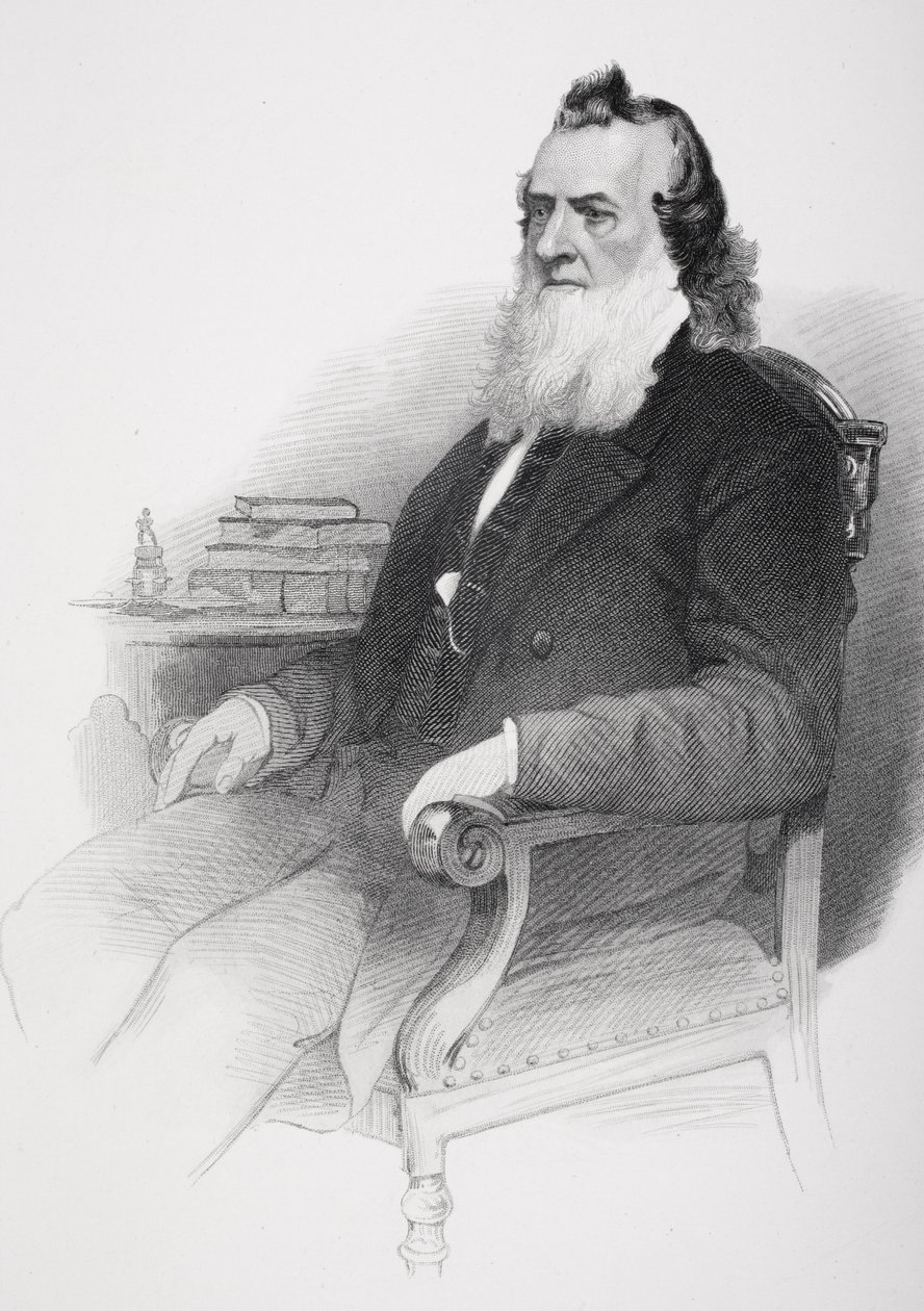 Portrait de Gideon Welles (1802-78) - Mathew B. Brady