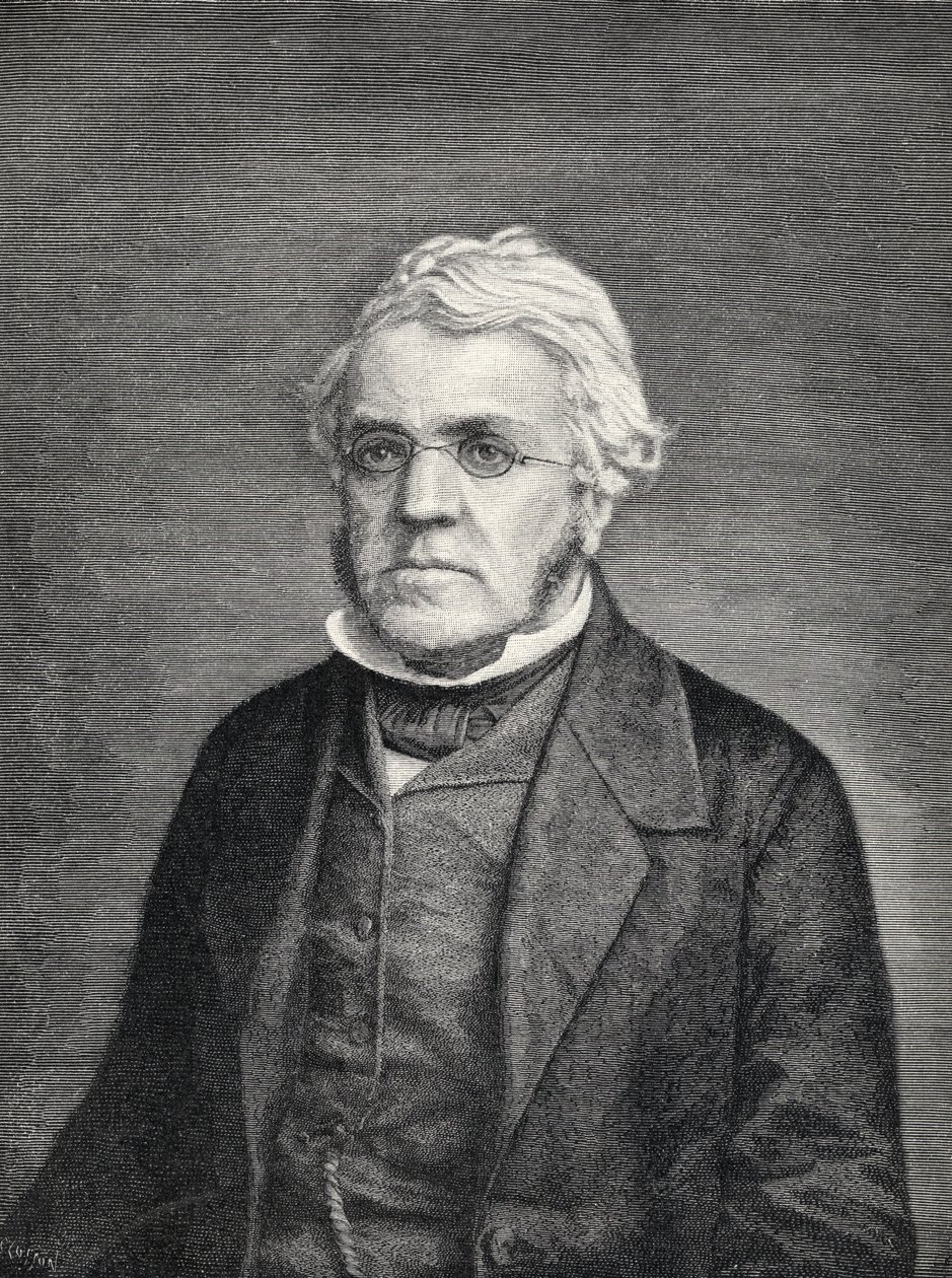 Portrait de William Makepeace Thackeray, gravé par W.B. Closson d