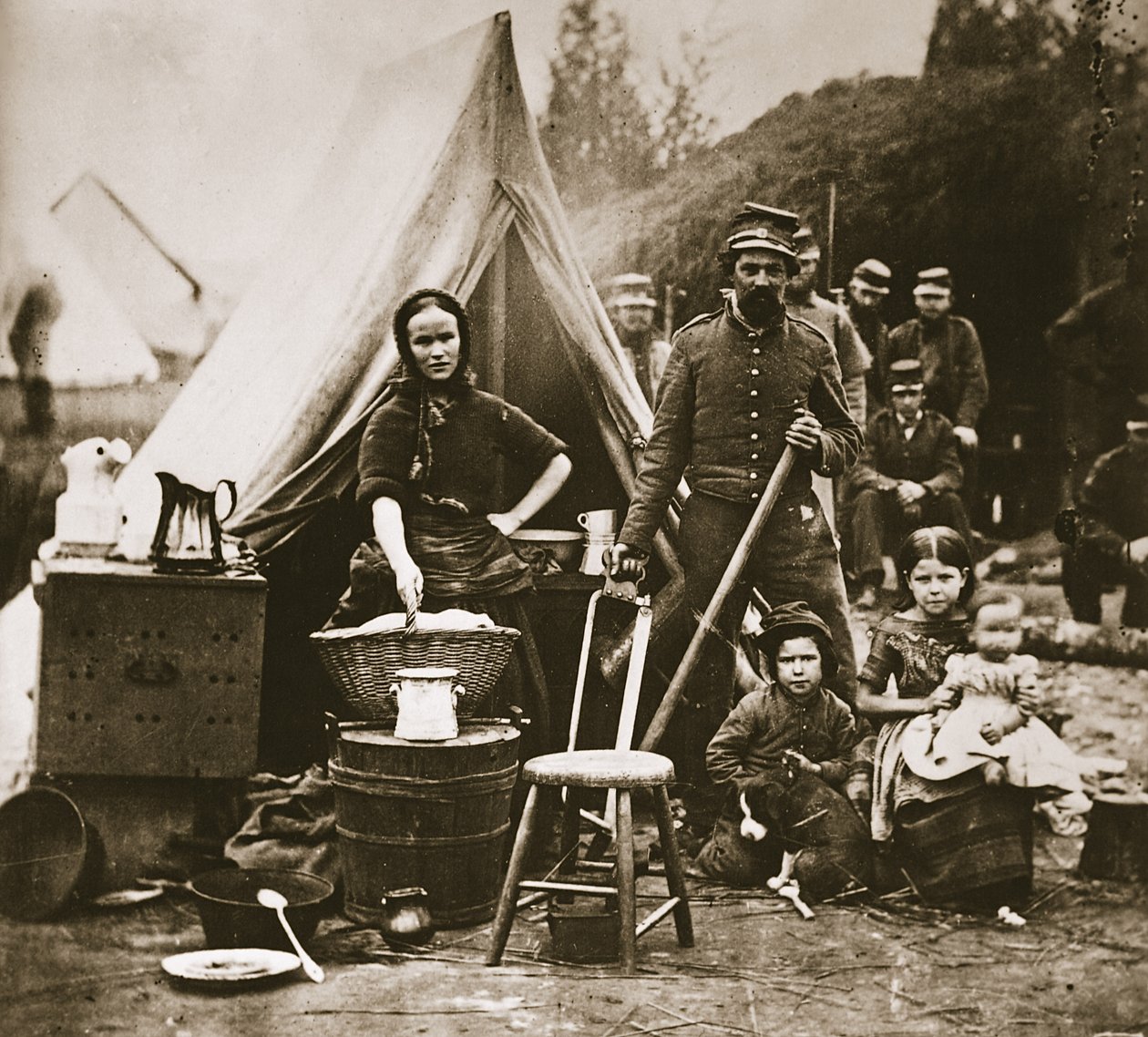 Le camp de la 31e infanterie de Pennsylvanie près de Fort Slocum, 1862 - Mathew B. Brady