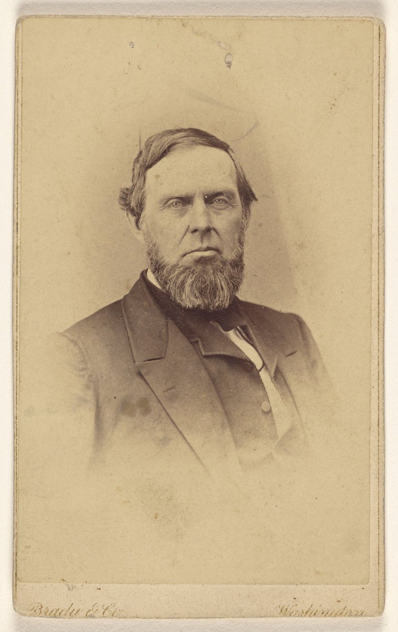 [Homme barbu non identifié, représenté sous forme de vignette] - Mathew B. Brady