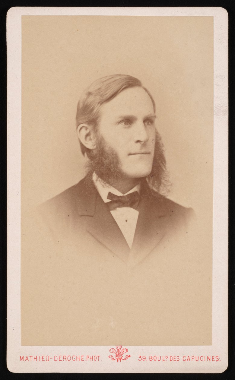 Portrait de Samuel Hubbard Scudder 1837-1911, vers 1871 - Mathieu Deroche