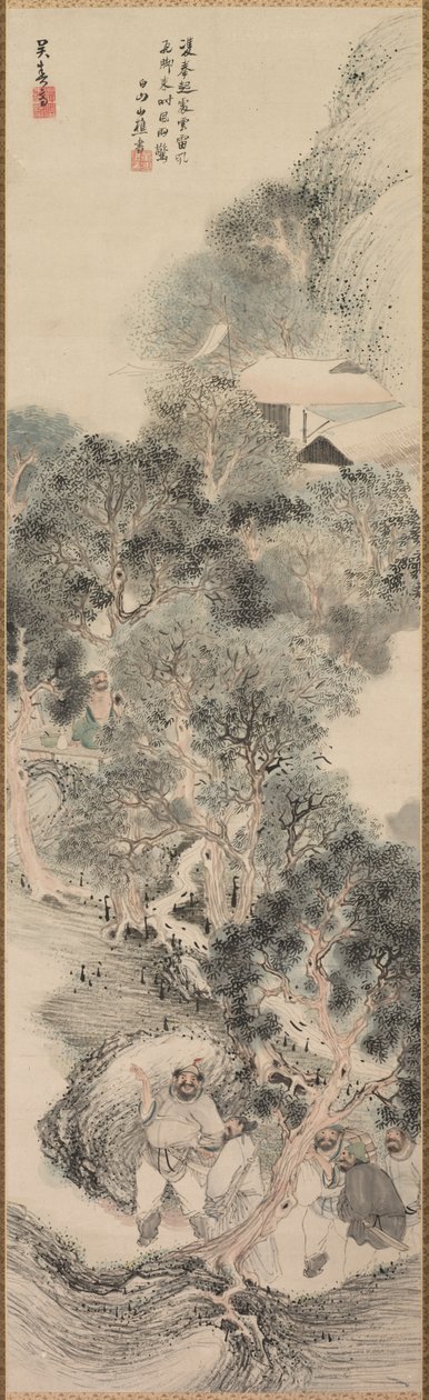 Bandits de Water Margin, fin des années 1700-début des années 1800 - Matsumura Goshun