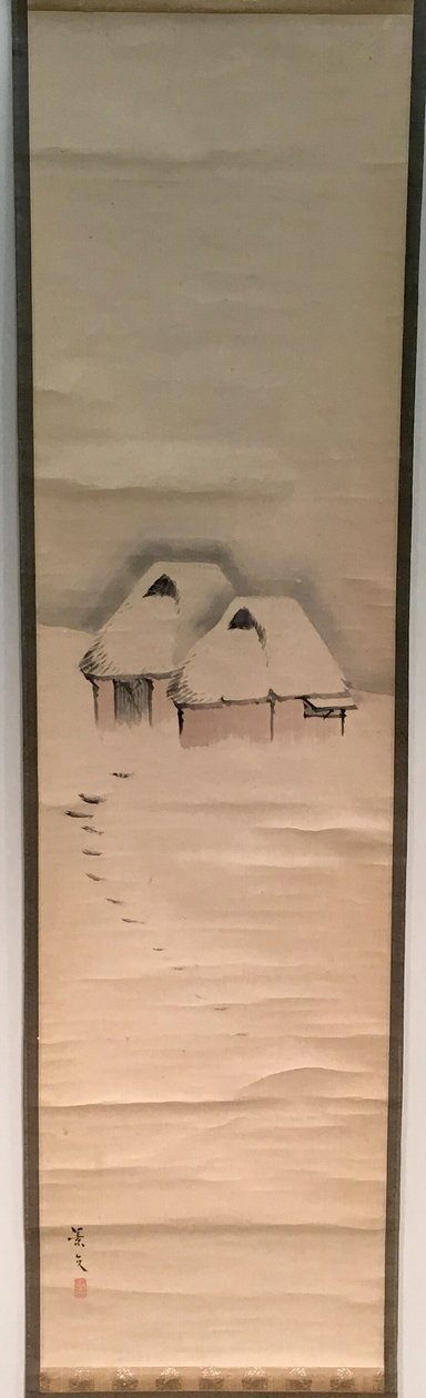 Deux cabanes dans la neige - Matsumura Keibun