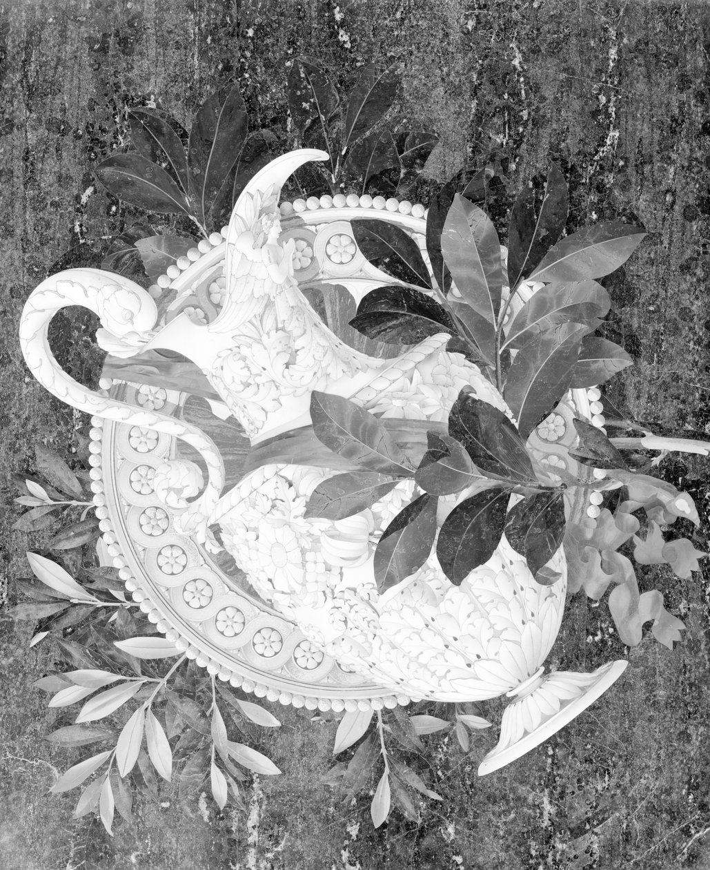 Vase avec des fleurs, détail de l