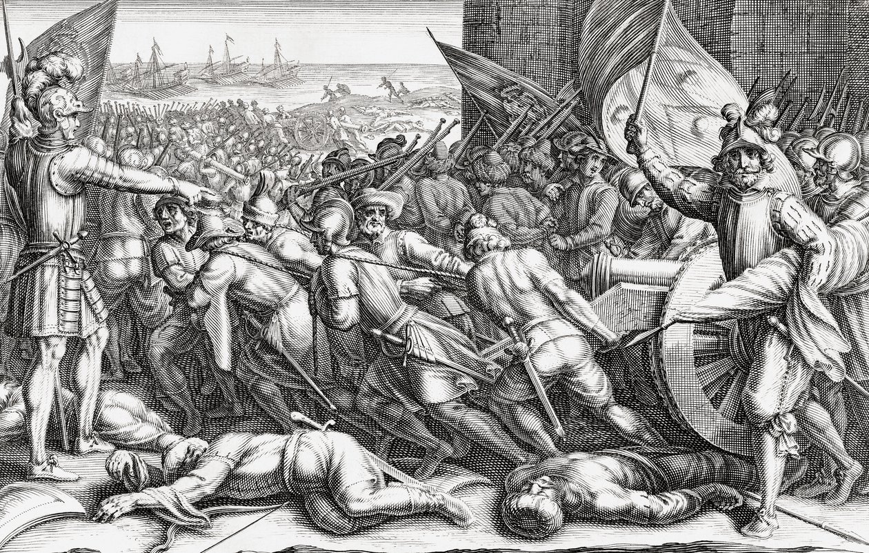 Embarquement des troupes de Ferdinando I de