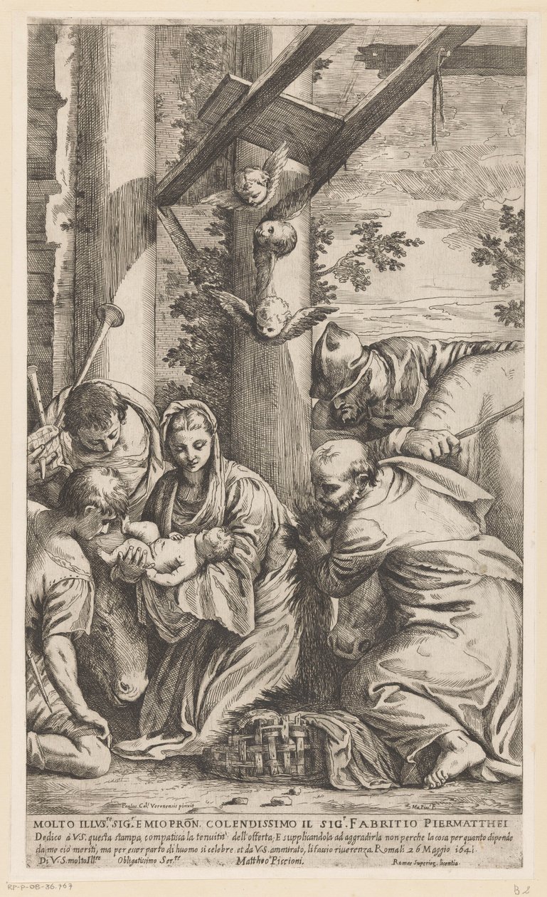Adoration des bergers - Matteo Piccioni