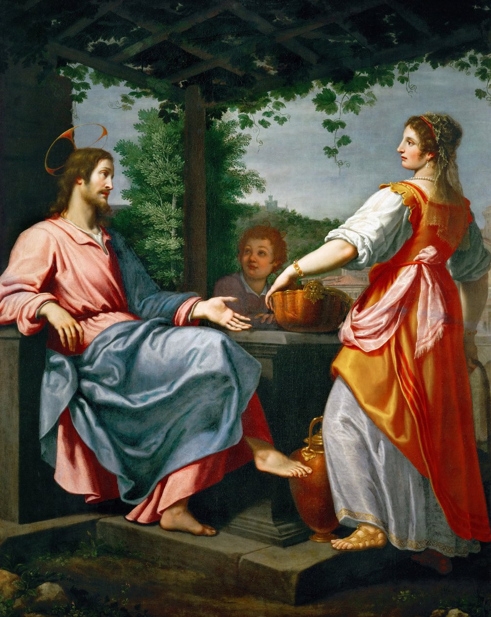 Jésus et la Samaritaine (Baroque) - Matteo Rosselli