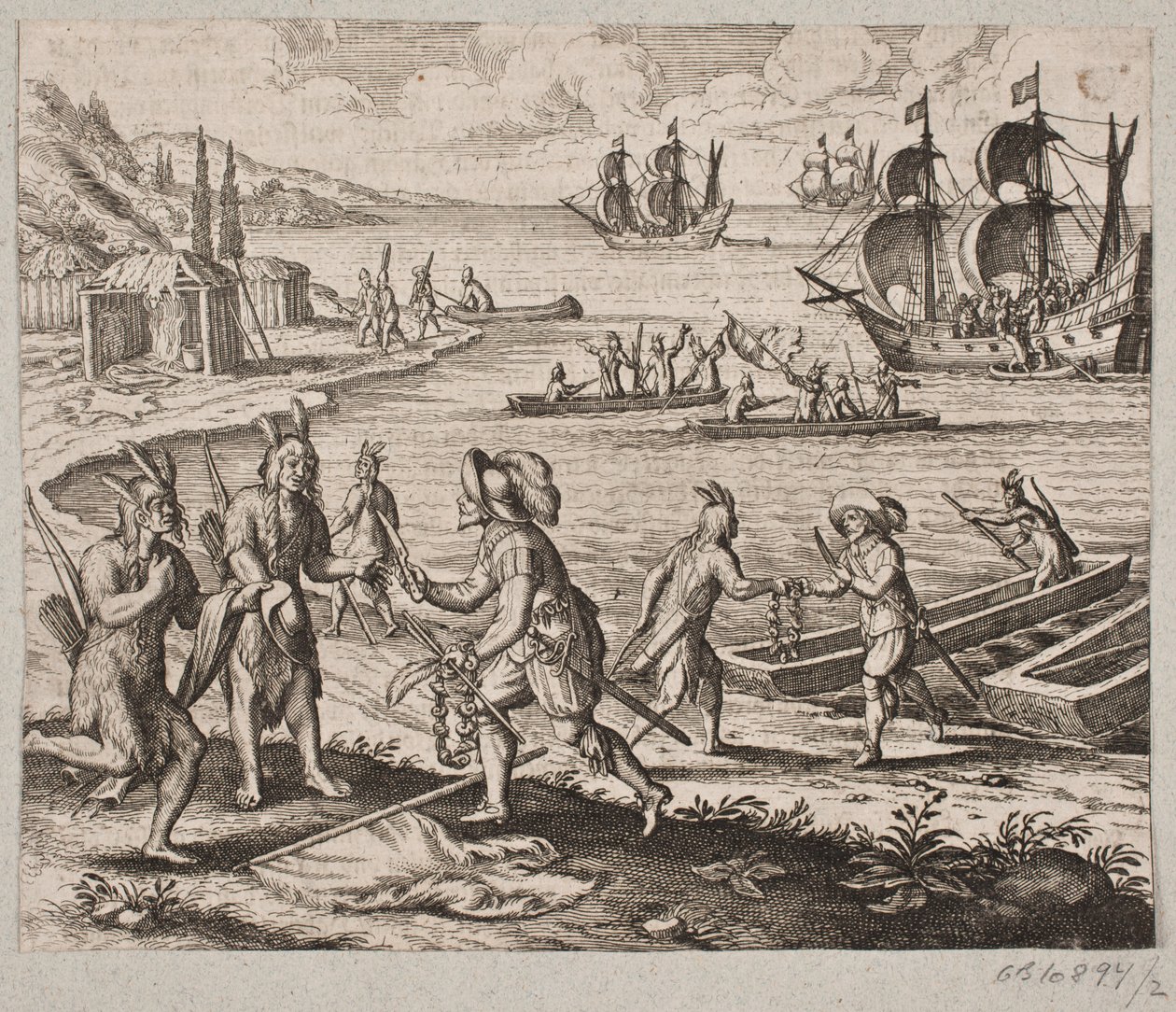 Sådan blev en naturhavn afhændet til de udsendte englændere - Matthäus Merian d.Æ.