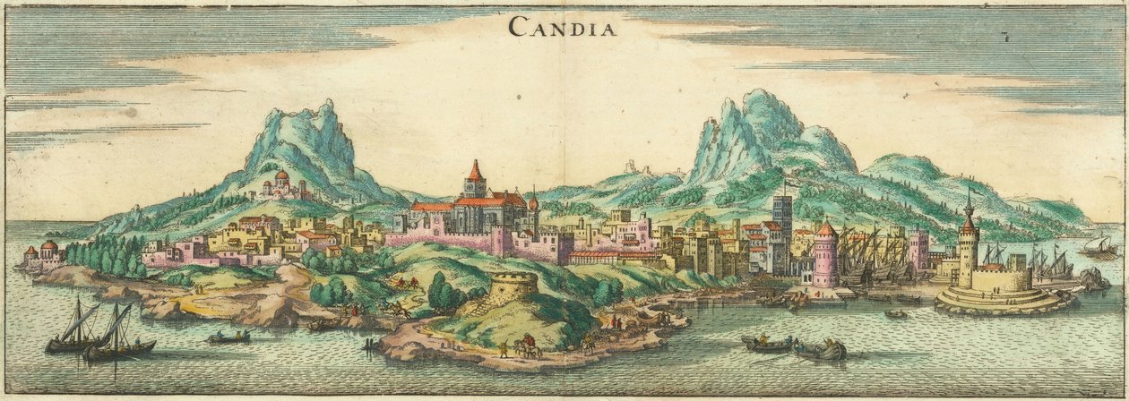 Héraklion - Candia, Corphu (recadré) - Matthaus Merian
